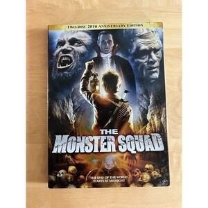 The Monster Squad (DVD, 1987) Two disc 20th ANNIVERSARY EDITION W/SLIP